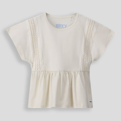 Girls Peplum Tee