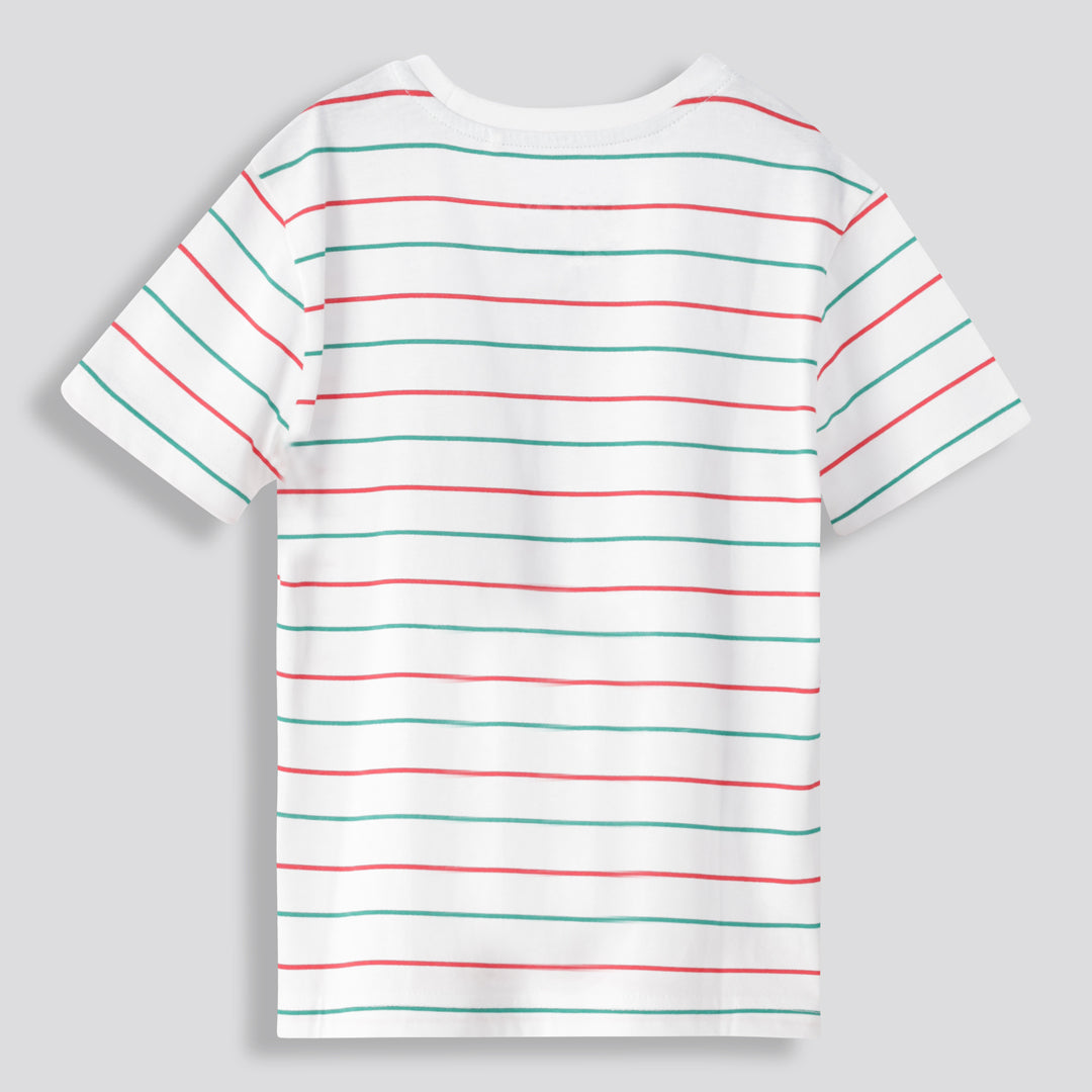 Boys Branded Tee - Optic White