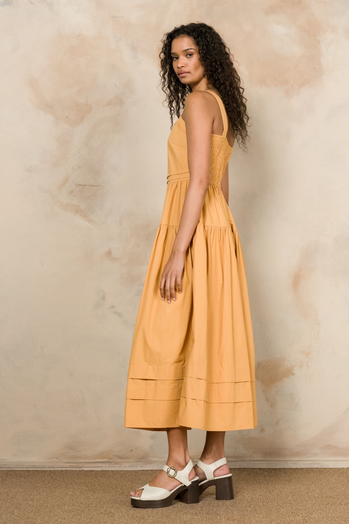 Strappy Fit & Flare Dress