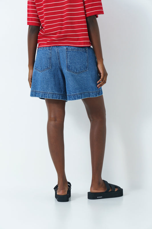 Relaxed Denim Shorts