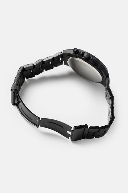 Black Chronograph Watch