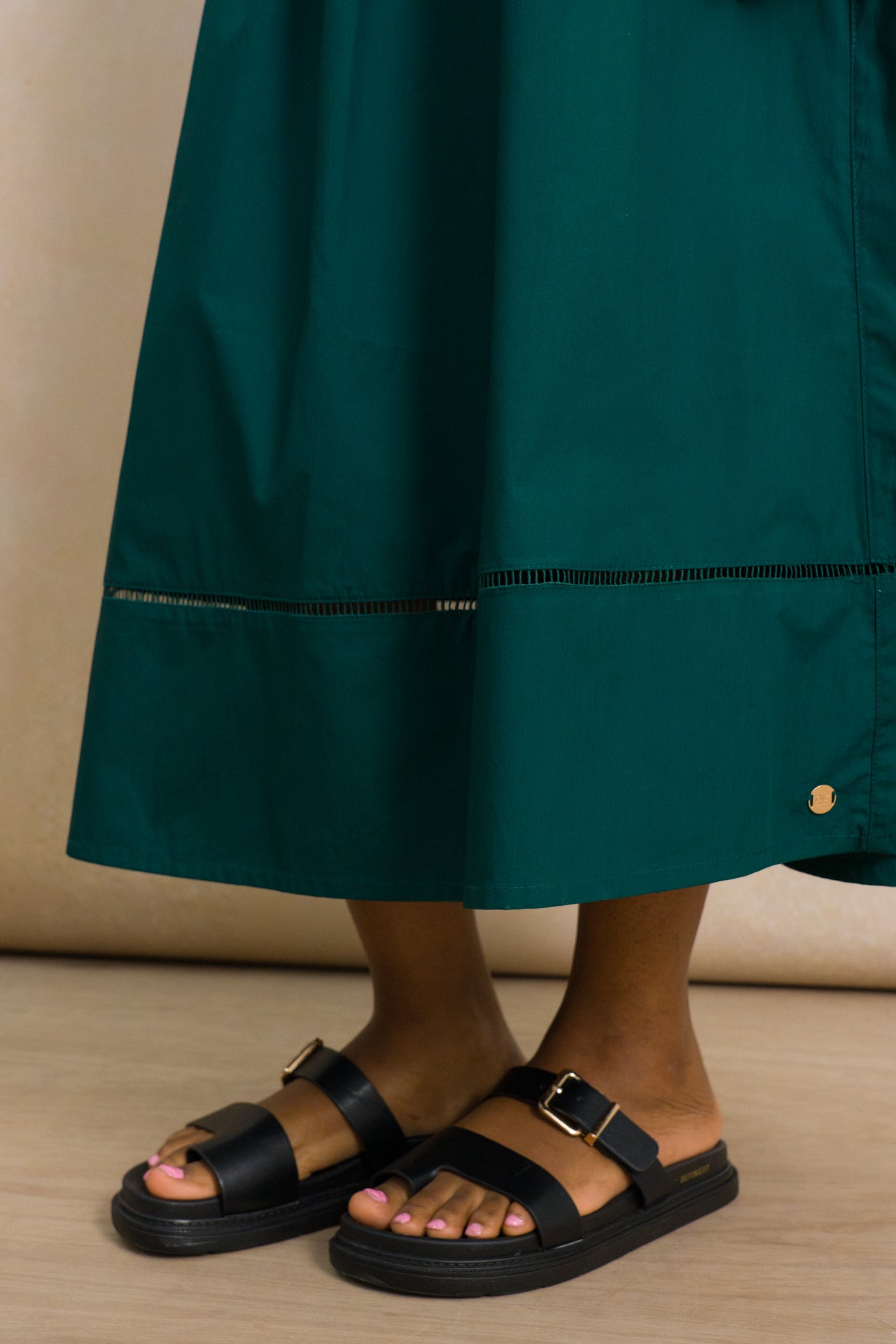Square Neck Midi Dress