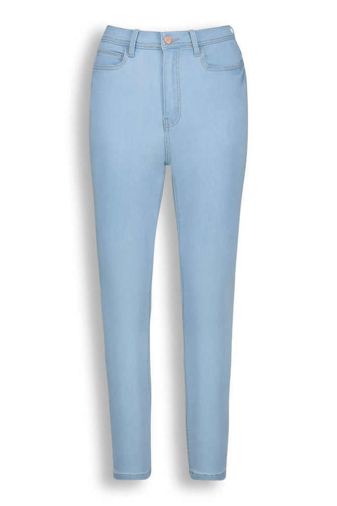 Rf09 Hi-Waisted Denim Jeans _ 135680 _ Light Wash