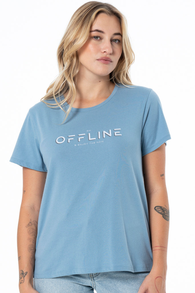 Statement T-Shirt _ 136171 _ Blue