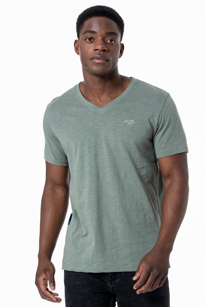 V-Neck T-Shirt _ 137175 _ Fatigue