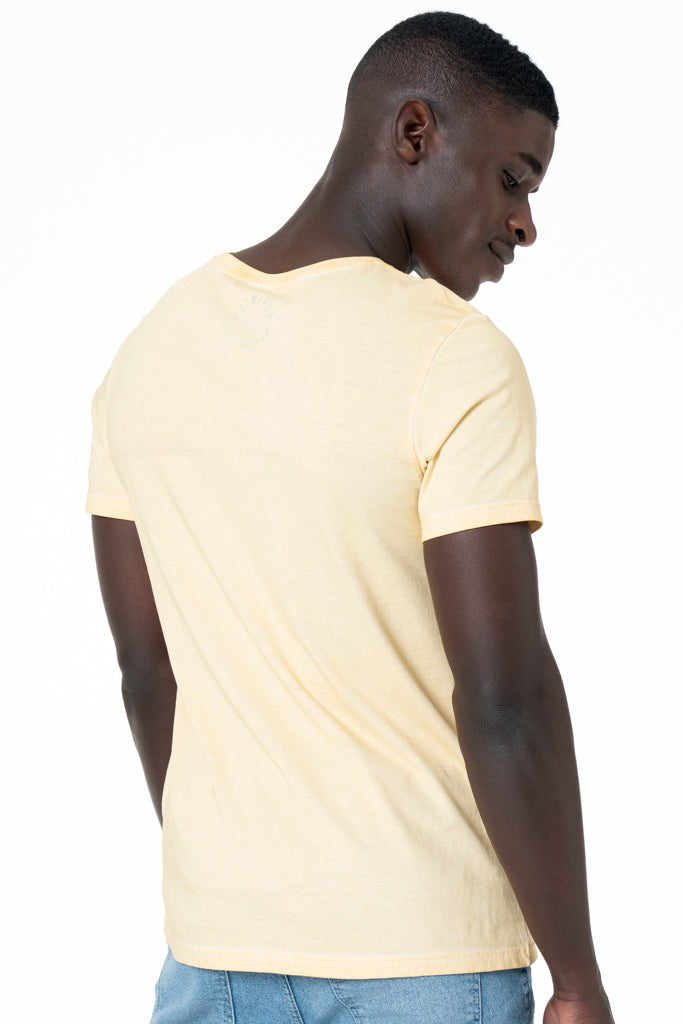 Organic Dye T-Shirt _ 132516 _ Yellow