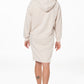 Hooded Sweater Dress _ 137379 _ Cement